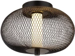 ceiling light metal black matt, LED - 61270108