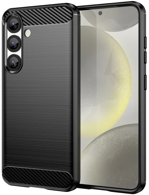 Carbon Case flexible silicone for Xiaomi 15 - black