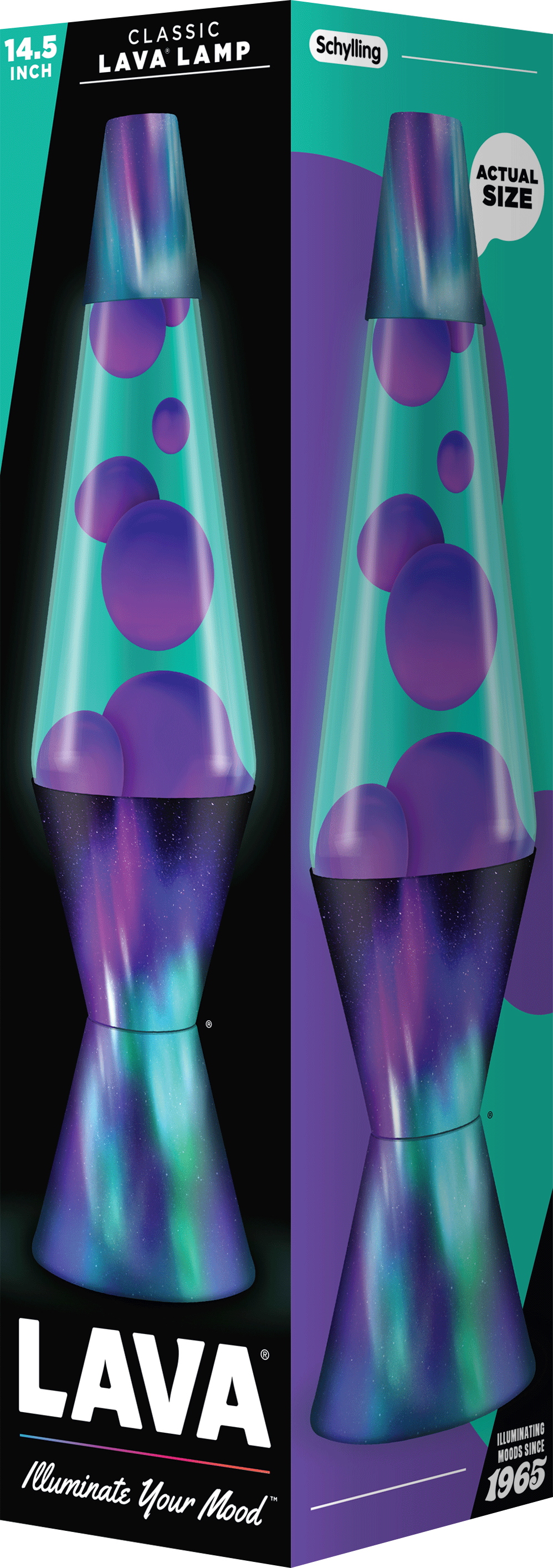 Lavazza - Lamp - Purple/Teal - 37 cm / Toys