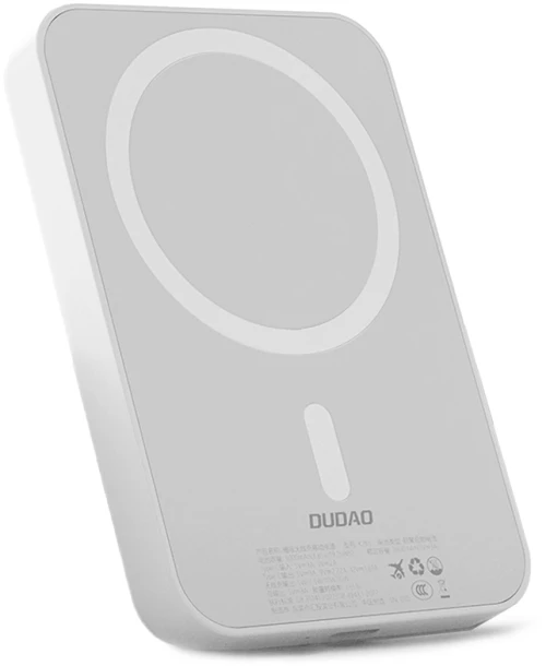 Powerbank Dudao K26S 5000mAh 20W USB-A / USB-C / MagSafe - white
