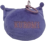 Hello Kitty Kuromi plush keychain