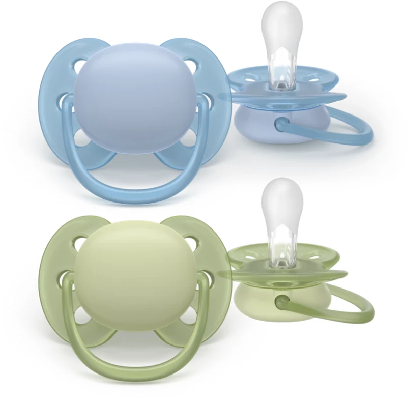 Philips Avent - Ultra soft soother, 0-6m,  Green/Blue / Baby and Children