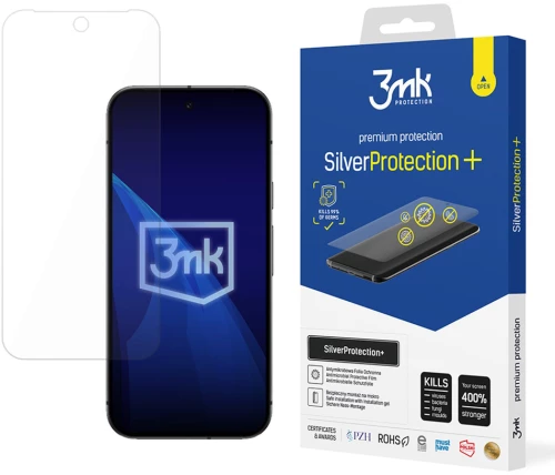 Antibacterial protective film 3mk SilverProtection+ for Google Pixel 9A