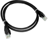 Alantec KKU5CZA1 networking cable Black 0.25 m Cat5e U/UTP (UTP)
