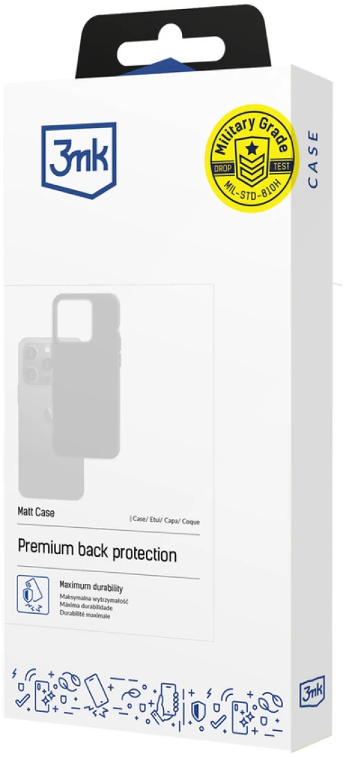 3mk Matt Case for Realme 15 5G / 15 Pro 5G - Black