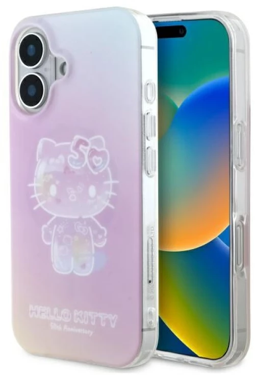 Hello Kitty IML 50th Anniversary Magsafe iPhone 16 Case - Pink