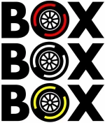 "Box Box Box" T-Shirt - BLACK