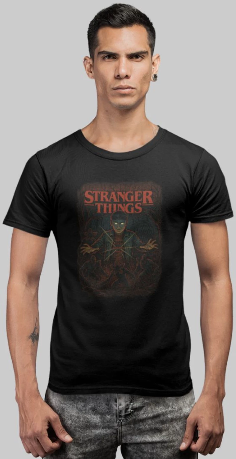 Stranger Things – Will Rises T-shirt - BLACK