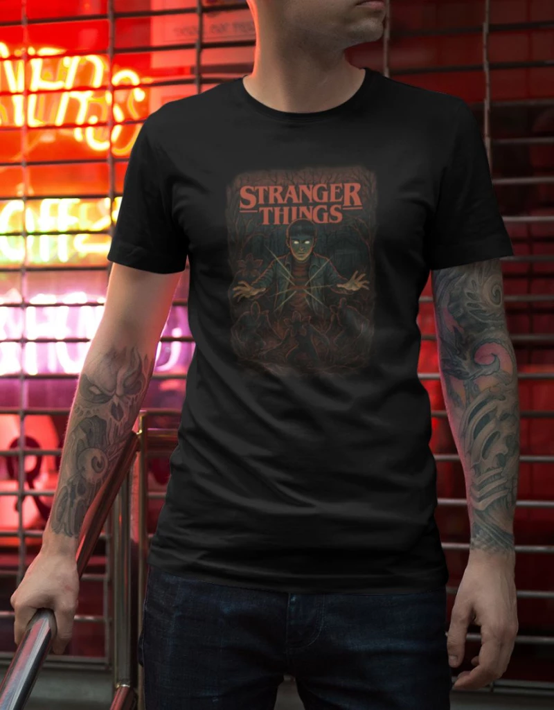 Stranger Things – Will Rises T-shirt - BLACK