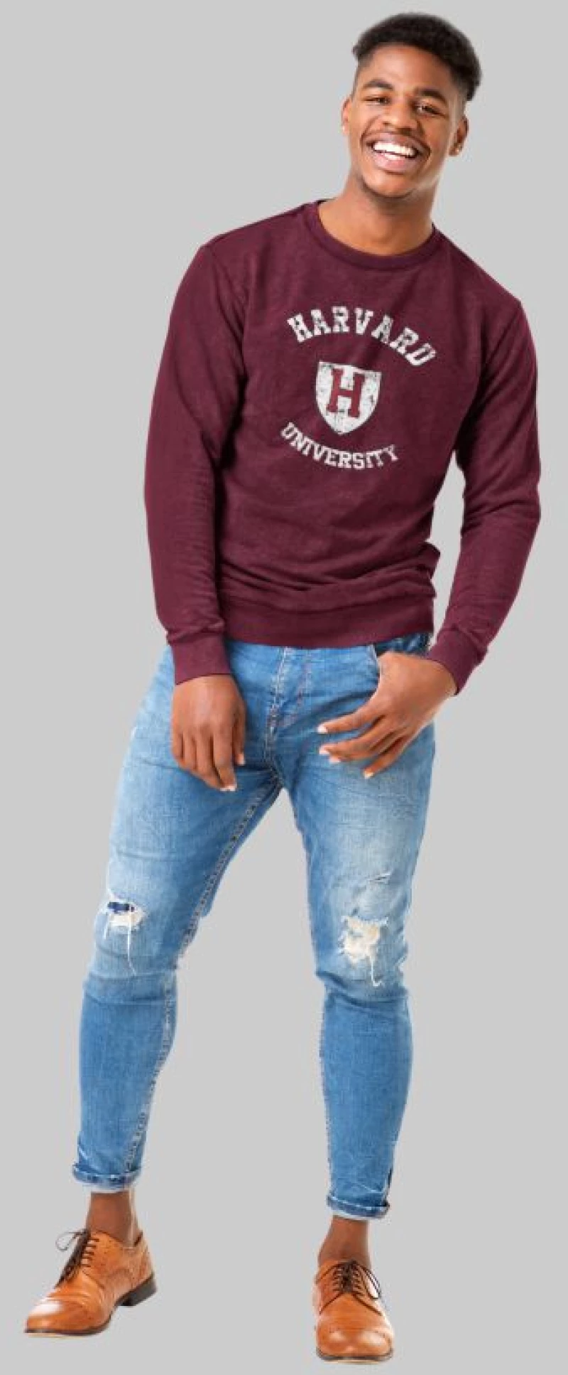 Offer | Harvard Sweatshirt (Replica) - WHITE