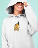Garfield W Φούτερ με Κουκούλα - BLACK
