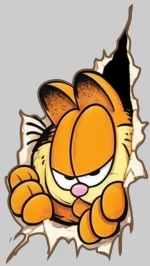 Garfield Παιδικό Φούτερ - WHITE