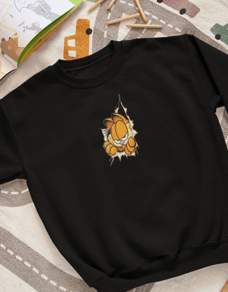 Garfield Παιδικό Φούτερ - WHITE