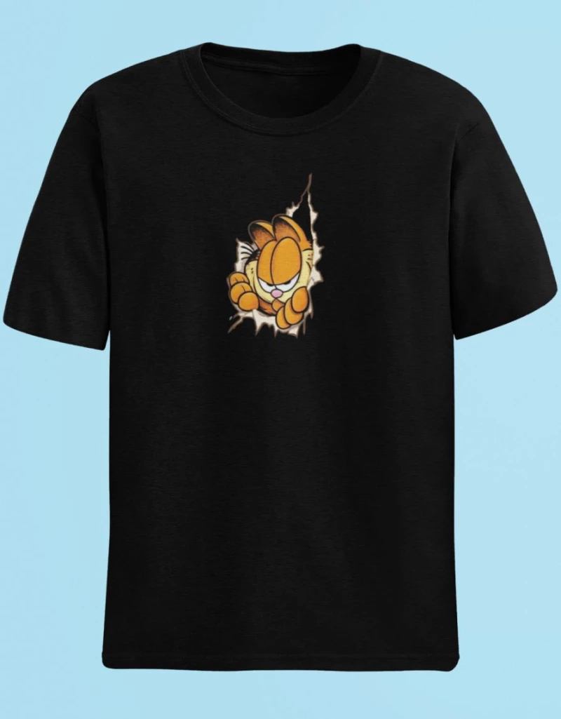 Garfield T-Shirt - BLACK