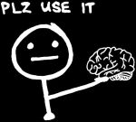 "PLZ USE IT" Φούτερ - BLACK