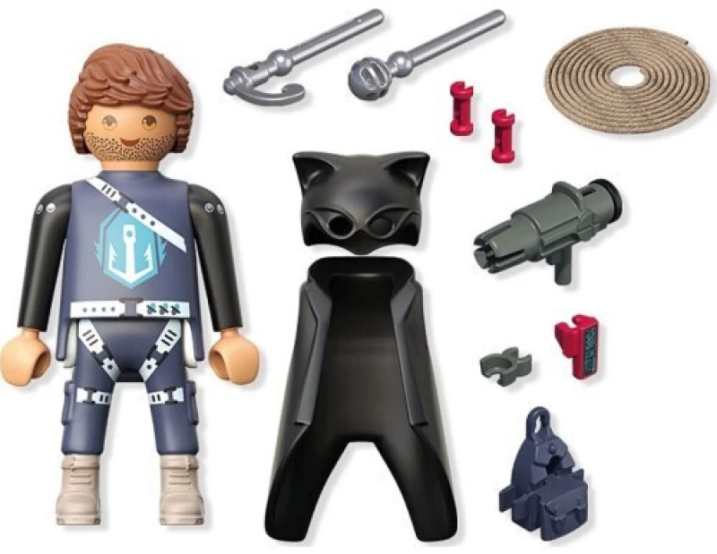 PLAYMOBIL ΥΠΕΡΗΡΩΑΣ  ΜΑΥΡΗ ΣΚΙΑ- 71835