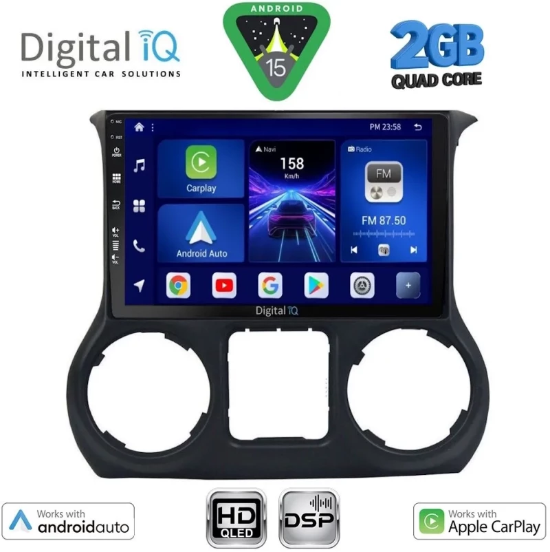 DIGITAL IQ BXC 3295_CPAA (10inc) MULTIMEDIA TABLET for JEEP WRANGLER mod. 2011-2014 DIGITAL IQ BXC 3295_CPAA