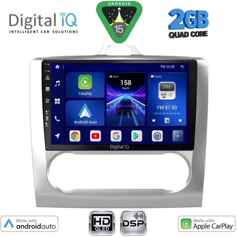 DIGITAL IQ BXC 3156_CPAA CLIMA (9inc) MULTIMEDIA TABLET for FORD FOCUS mod. 2005-2012 DIGITAL IQ BXC 3156_CPAA CLIMA