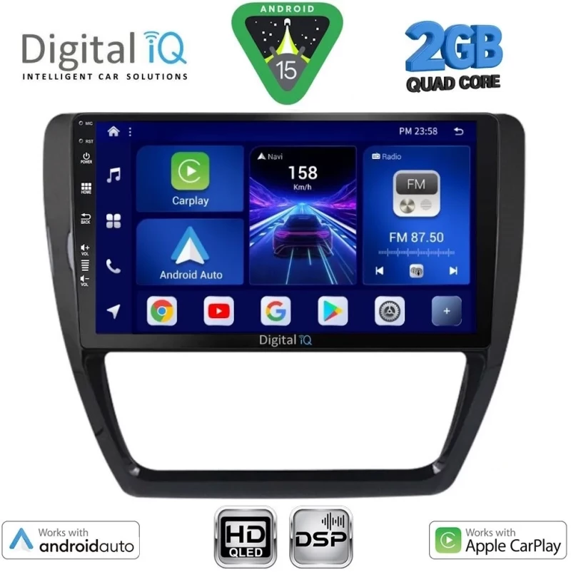 DIGITAL IQ BXC 3741_CPAA (10inc) MULTIMEDIA TABLET for VW JETTA mod. 2010-2016 DIGITAL IQ BXC 3741_CPAA