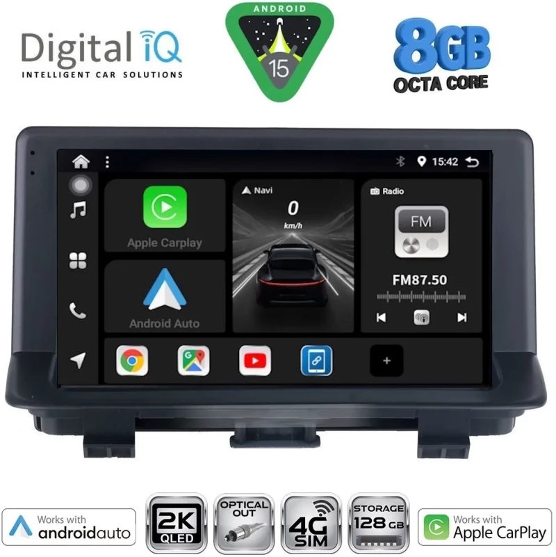 DIGITAL IQ BXK 20013_CPAA (9inc) MULTIMEDIA TABLET for AUDI Q3 mod. 2013-2018 (Low Version) DIGITAL IQ BXK 20013_CPAA