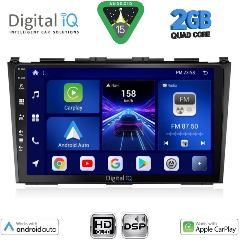 DIGITAL IQ BXC 3197_CPAA (9inc) MULTIMEDIA TABLET for HONDA CRV mod. 2006-2012 DIGITAL IQ BXC 3197_CPAA