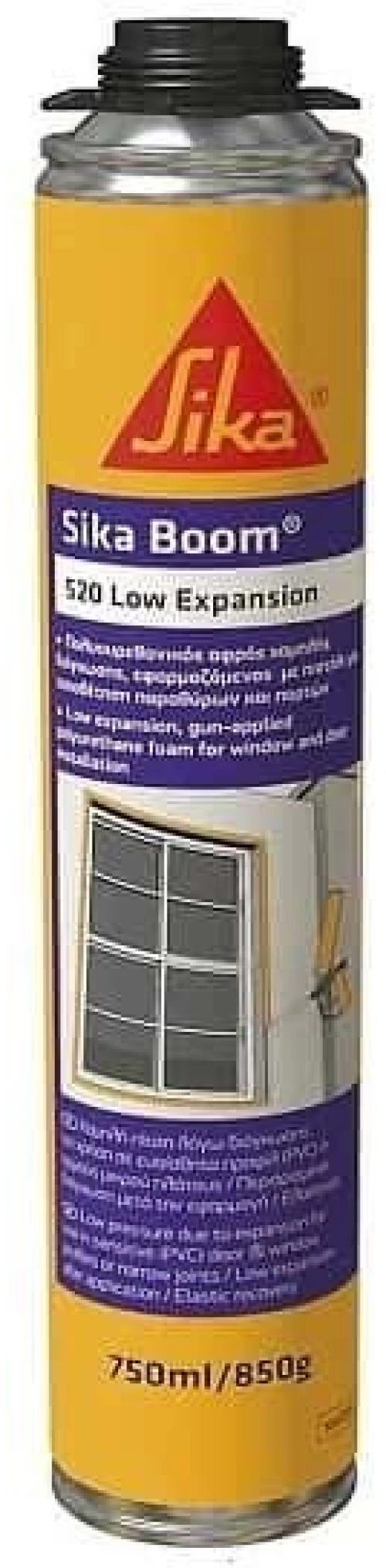 Sika Boom 520 Αφρός πολυουρεθάνης πιστολ. χημηλής 750ml