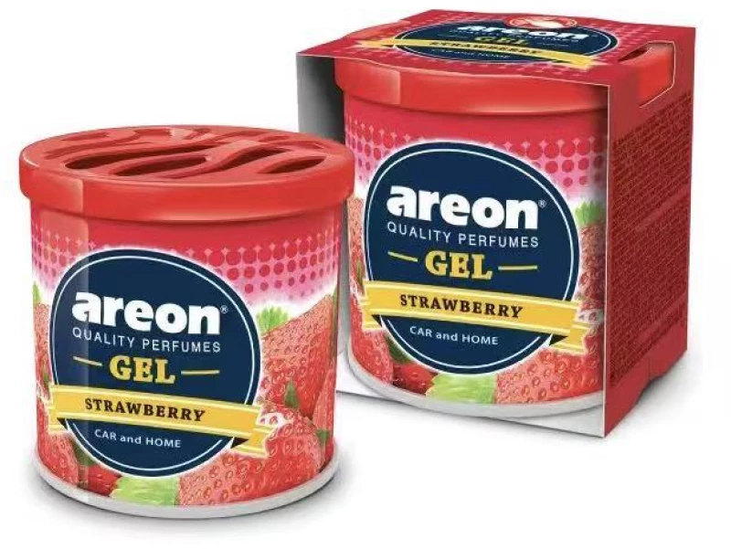 Areon Gel Αρωματικά Car και Home Strawberry GCK14