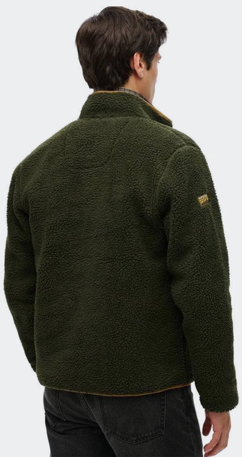 SUPERDRY D2 OVIN OUTDOOR FULL ZIP FLEECE - M2014140A-1KM