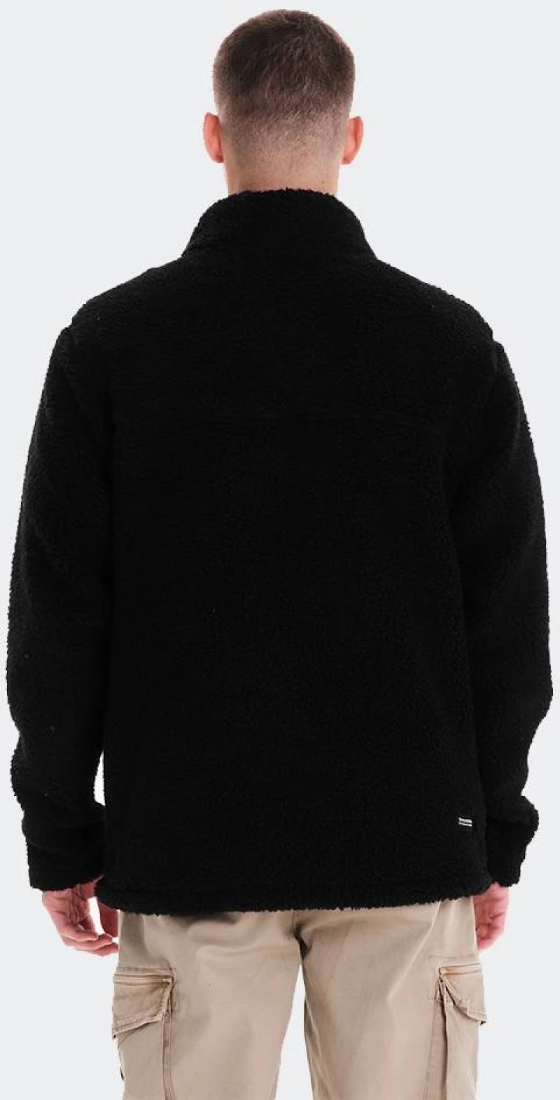 EMERSON Men's Sherpa Pullover - 242.EM280.12-BLACK