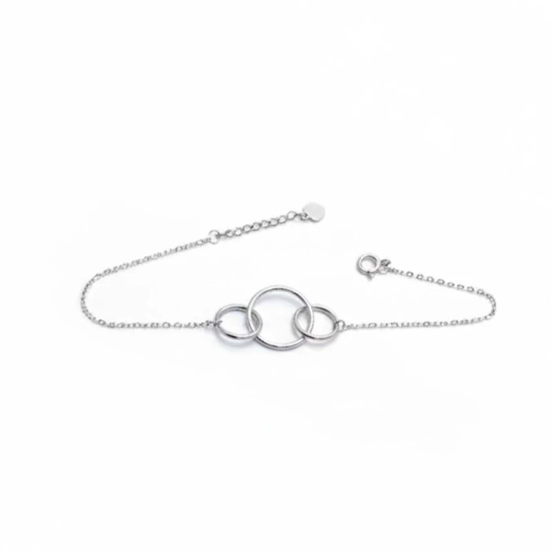 Βραχιόλι Ασήμι 925 17-19cm Gatsa με 3 κρίκους BR2938