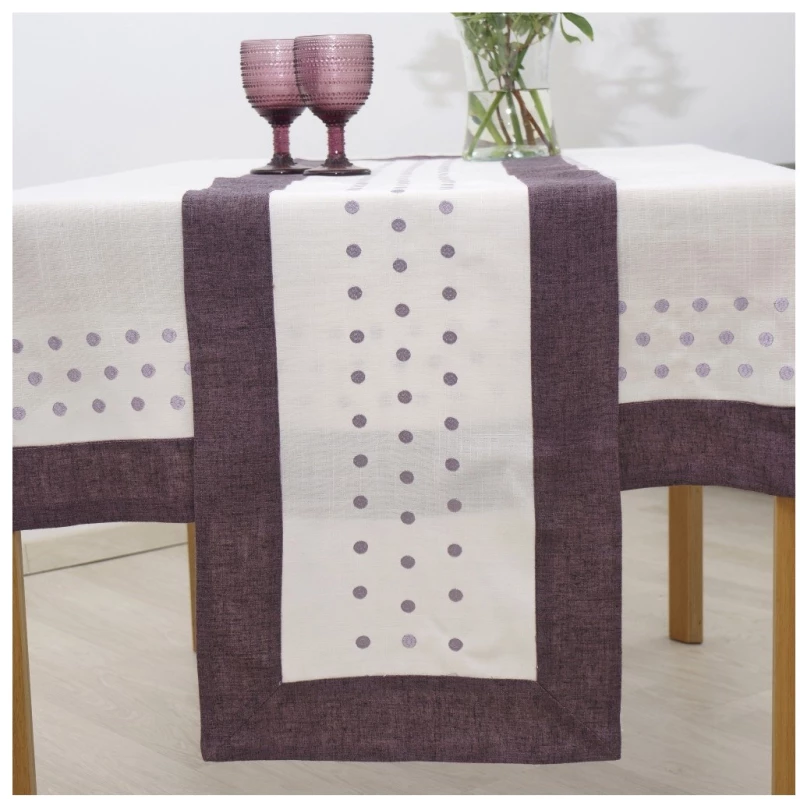 Τραπεζομάντηλο Dimeco 140x140 15230 Purple