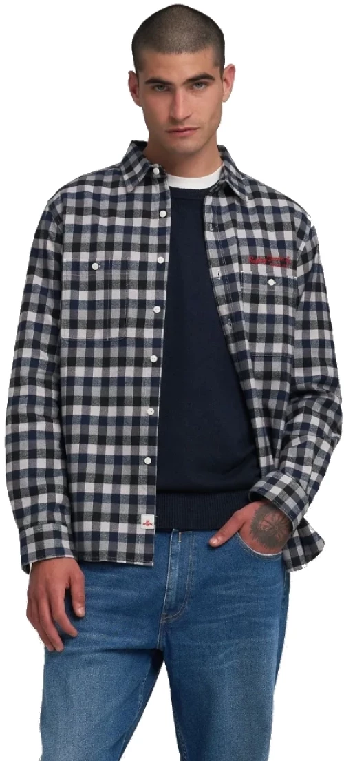 Replay Man CHEQUERED FLANNEL SHIRT