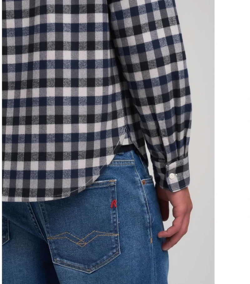 Replay Man CHEQUERED FLANNEL SHIRT