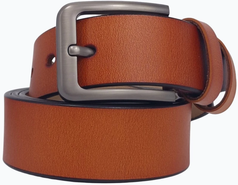 Ζώνη Ανδρική Δερμάτινη Για Τζιν 3,6 cm 525638-Καφέ