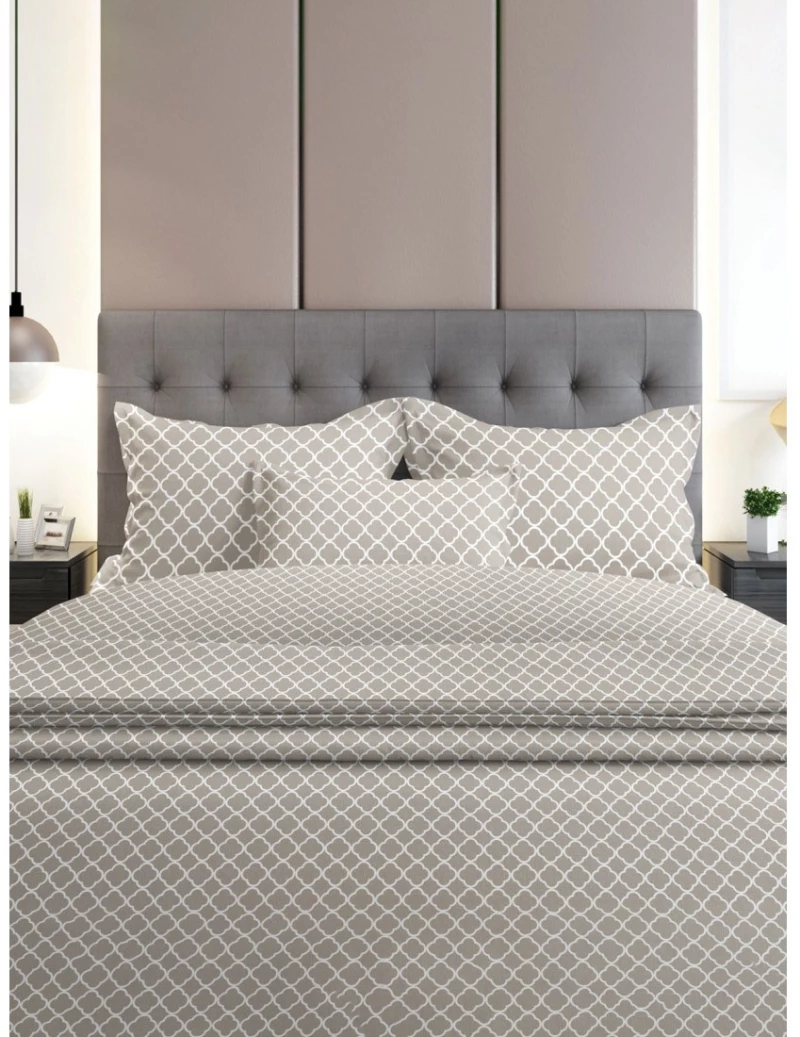 Σετ Σεντόνια Φανελένια Sunshine Home  530 Grey Μονά 160x260