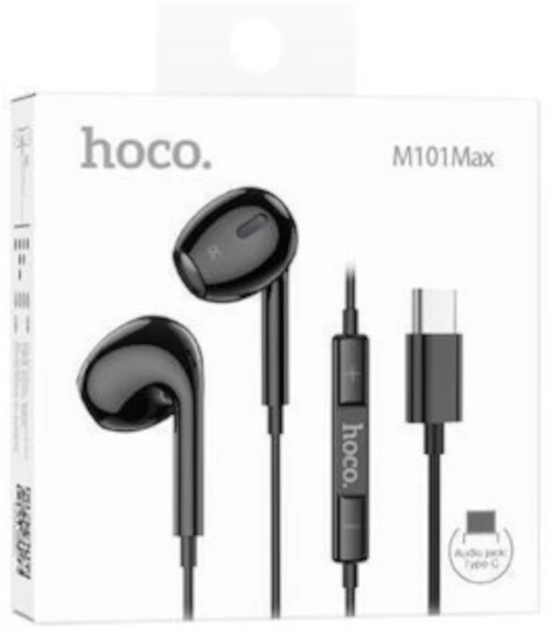 Hoco M101 In-ear Handsfree Ακουστικά με Βύσμα Type-C - Μαύρο