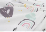 Σεντόνι Λίκνου Dimcol Rainbow 575 80x110 White-Pink
