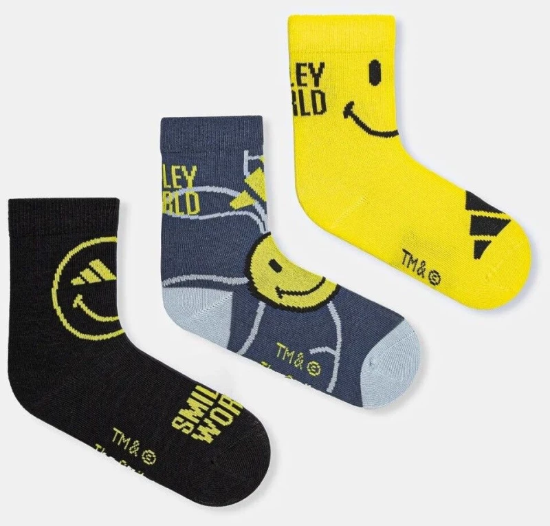 ADIDAS SMILEY SOCKS 3PPK (JG5804)