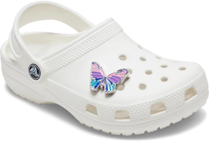 CROCS JIBBITZ CHARMS MULTI PURPLE BUTERFLY (10011089-UNC)