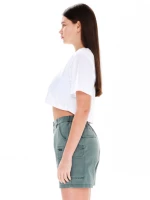Γυναικείο Crop T-shirt WCT251-Λευκό