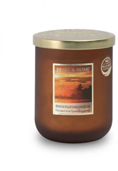 Κερί Αρωματικό Heart & Home Φθινοπωρινή Ομίχλη 320g