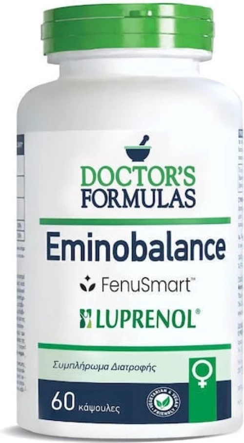 DOCTORS FORMULA Συμπλήρωμα Διατροφής Eminobalance Για Υποστήριξη Της Γυναίκας Στην Εμμηνόπαυση 60 κάψουλες