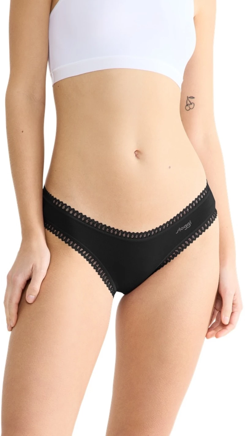 Sloggi Go Crush Mini Γυναικεία Κυλοτάκια 3ΤΜΧ Βαμβακερά 10219682-0004