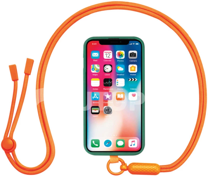 FAIRPLAY Phone strap - Λουράκι λαιμού για θήκες FLORA 120cm - Πορτοκαλί