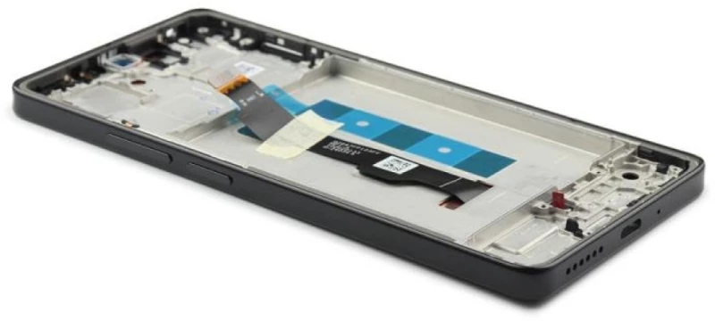 Γνησια Οθονη LCD Και Μηχανισμος Αφης Με Πλαισιο για Xiaomi Redmi Note 13 Pro 4G Μαυρο (Service Pack)