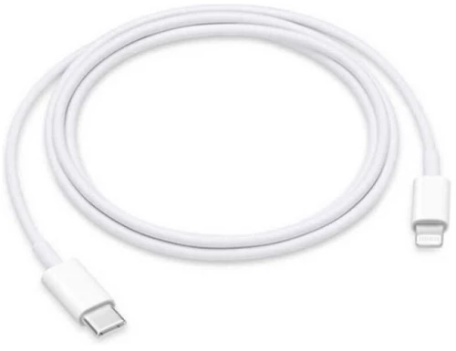 Apple Καλώδιο Φόρτισης USB C – Lightning 1m (MUQ93ZM/A) – Λευκό