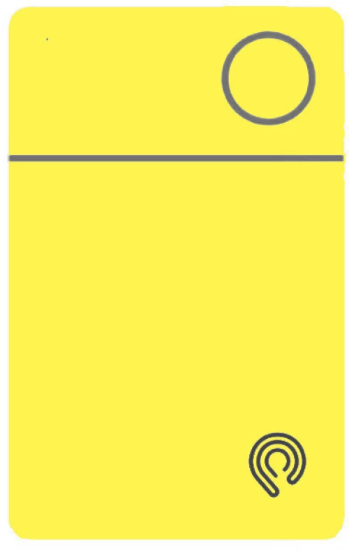Hyperloq™ NeoCard Apple / Κίτρινο