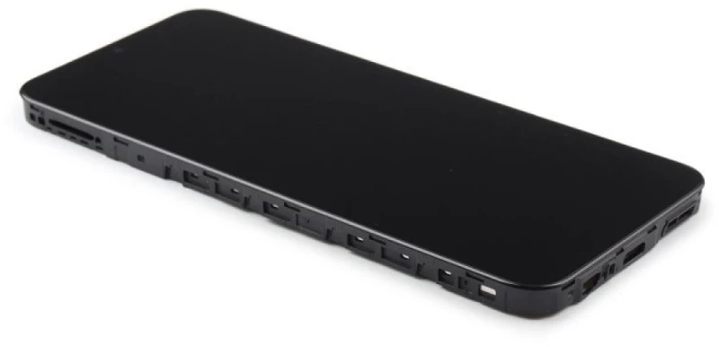Γνήσια Οθόνη με Πλαίσιο για Samsung Galaxy A14 4G (SM-A145) Black - Service Pack