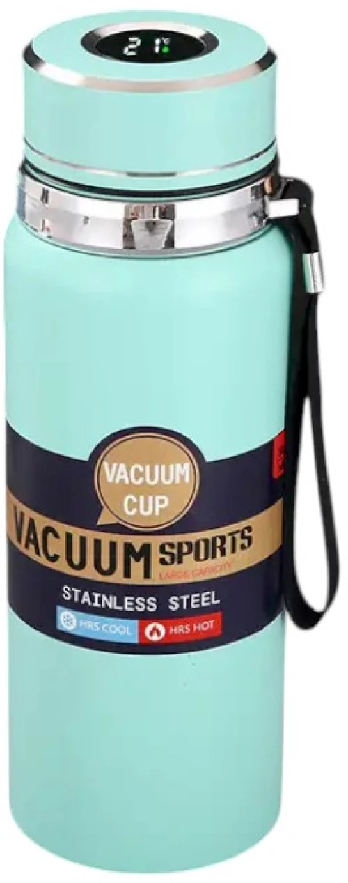 Φορητό παγούρι-θερμός με ψηφιακό θερμόμετρο - 600ml - 168440 - Light Blue