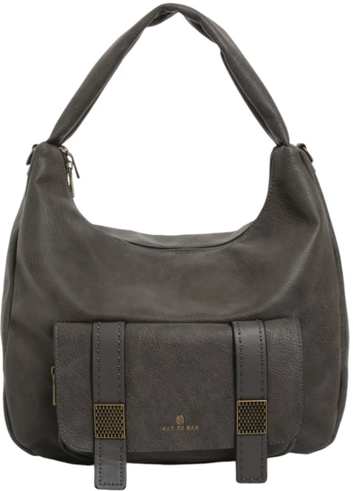 Τσάντα Ώμου BTB0014 - Γκρι Bag to Bag